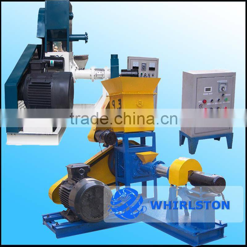 Animal flat die poultry floating fish feed pellet making machine