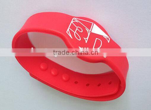 rfid silicone bracelet for swimming pool