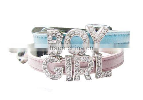 Metal Fish Cat Safety Collar with bell,Pink