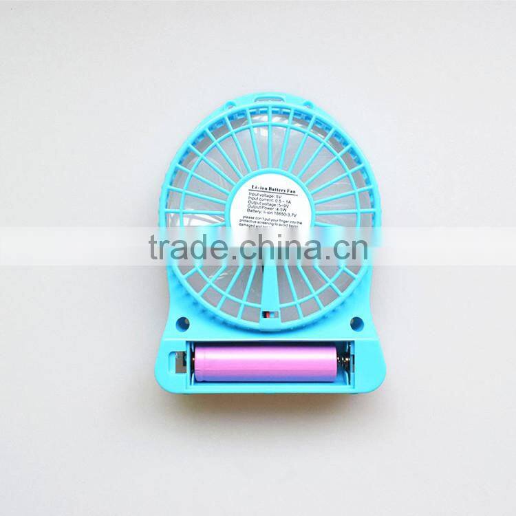 Factory wholsales Rechargeable Mini USB Fan With Battery