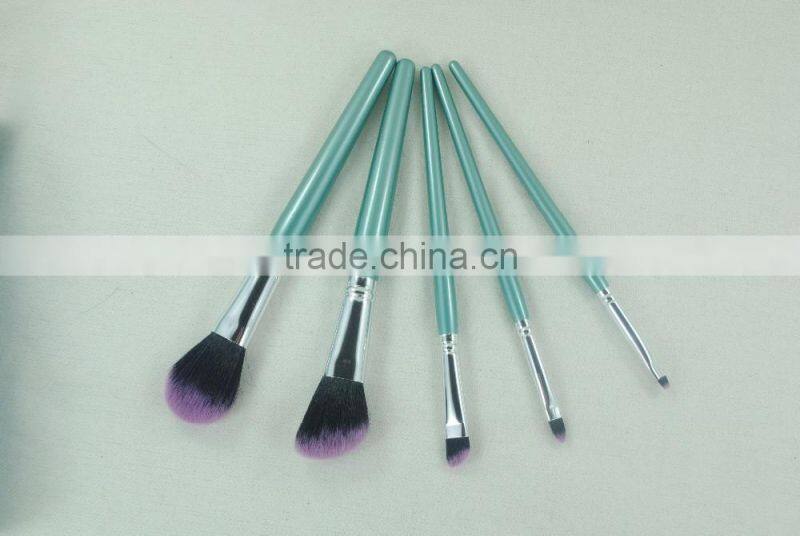 5pcs custom color makeup brushes popular colorful face brush