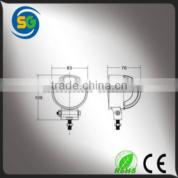 12w Epistar LED work light Construction LED flood work light, Super bright LED work light