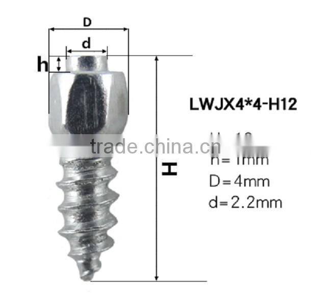 Tungsten screw carbide tire studs For Car, moto, Bike Tyres