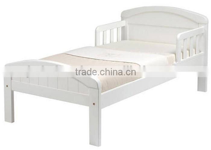 Classical Style Cheap Price Pine wood Nursery Baby Toddler Bed