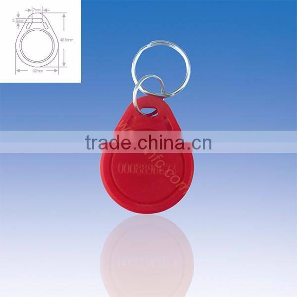 Waterproof Contactless ISO15693 RFID 1K Gym Key Tag/ Access Key Tag
