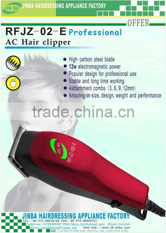 Electric Hair Clipper,AC Hair Trimmer,beauty salon appliance/equipment
