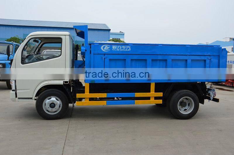 DFAC mini sealed garbage collection truck from original factory