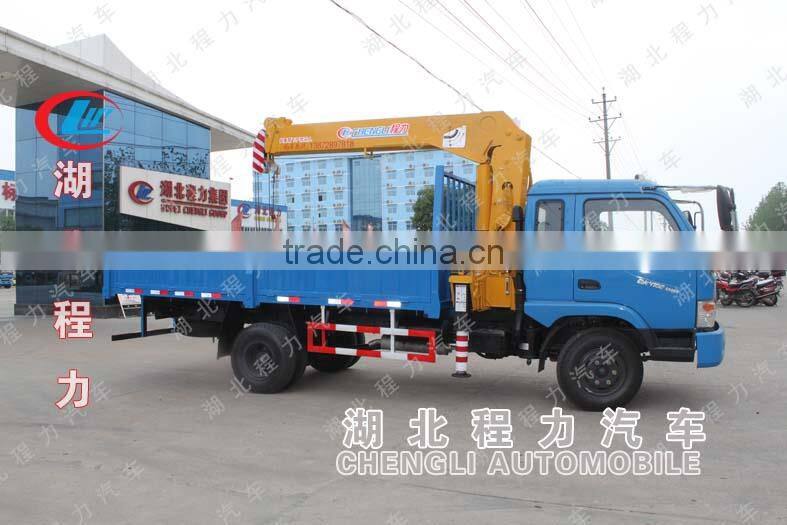 8t dongfeng crane truck for sale, truck-mounted crane,truck with crane