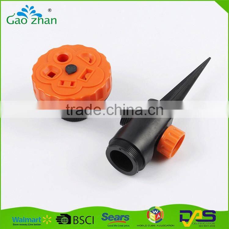 popular garden watering system adjustable ground inserted irrigation sprinkler