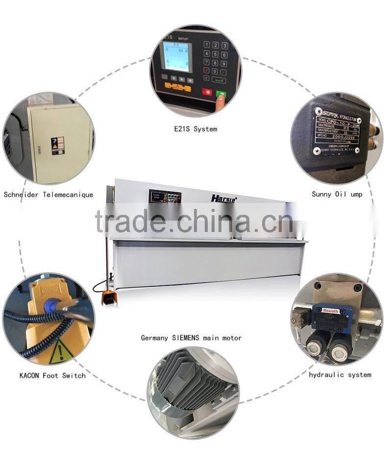 Hot sale sheet metal guillotine hydraulic shearing machine price