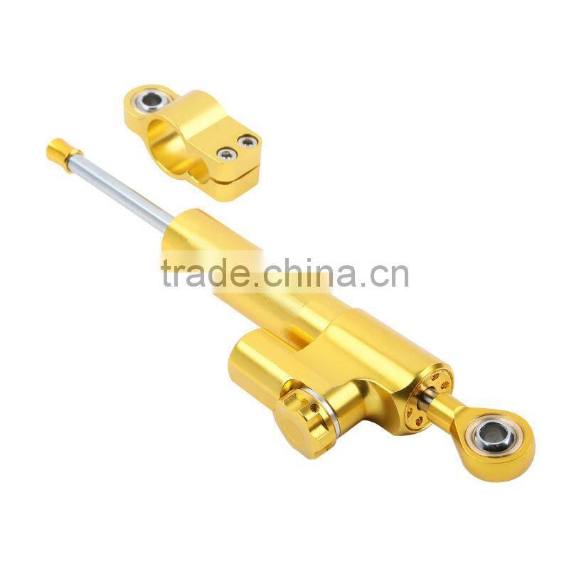 for Universial Motorcycle Adjustable Steering Damper Stabilizer Top Quality Gold