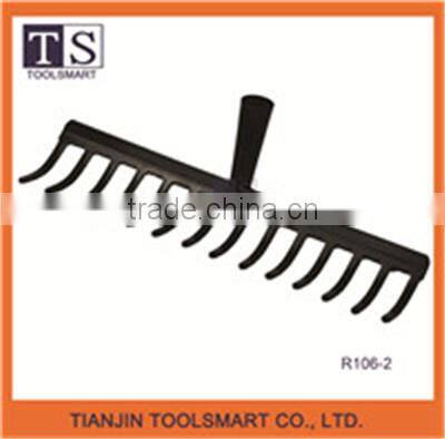 Garden rake Steel Forged Landscape Root Rake Heads leaf rake
