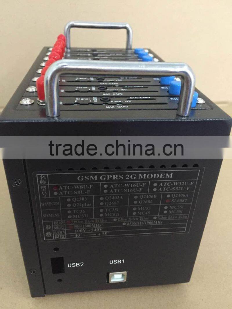 sim gateway sms,8 Channels modem pool 8 GSM SIM Cards Gateway