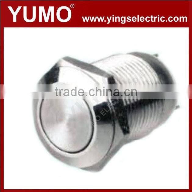 12mm metal push button ABS12S-C1-E NO or NC Momentary push button switch