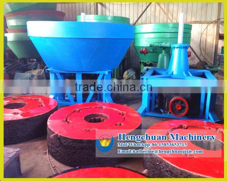 China Manufacture Gold Grinding Wet Pan Mill with High Efficiency