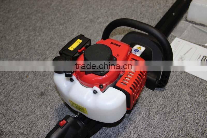Low noise gasoline hedge cutter trimmer