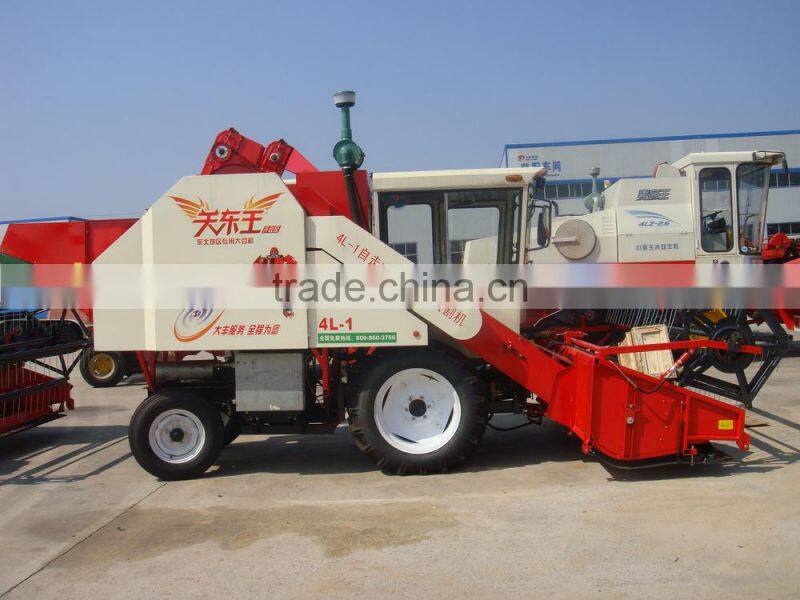 4L-1 soybean mini combine harvester