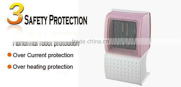 Promotion gift 500W portable air fan heater