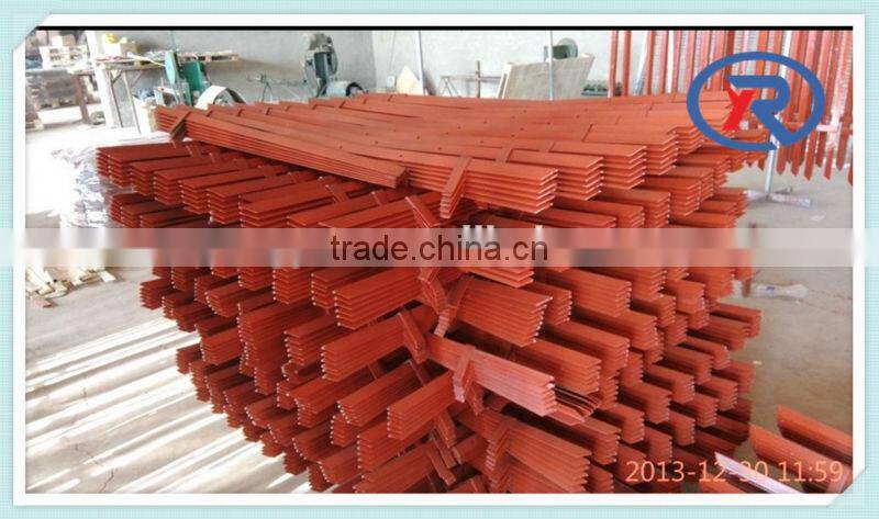 cheap Dark red Angle Iron Fence Posts For Garden Protection/steel fence posts