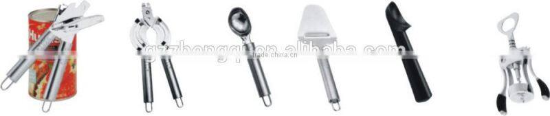 High quality kitchen manual stainless steel can opener,bottle opener(ZQ11)