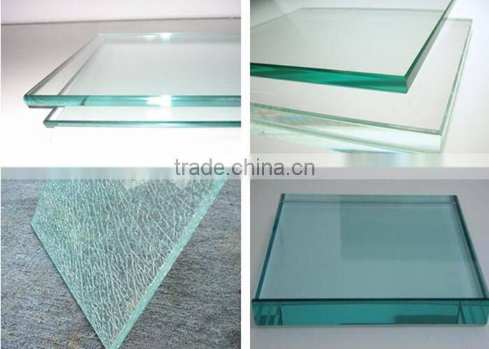 CE certificate size customized building grade tempered glass table top