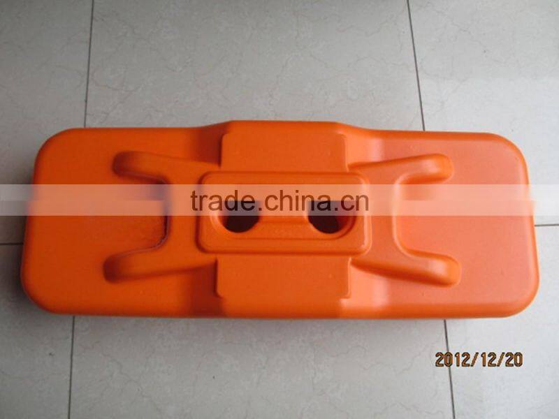 2016 the best selling Orange HDPE outdoor fencing feet/foot/base