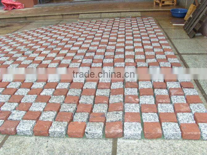 G666 red block stone/ cube stone/cobble stone