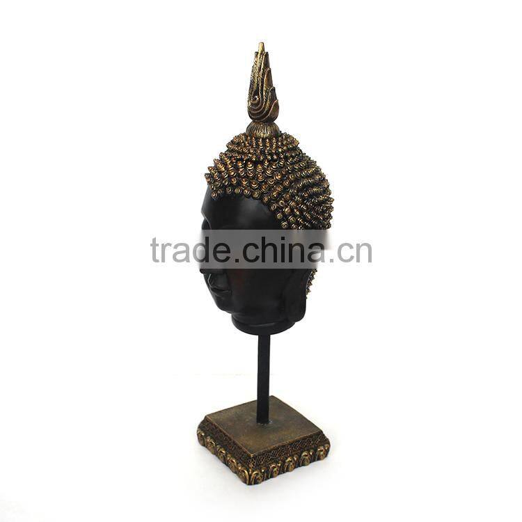Handmade resin buddha head statue