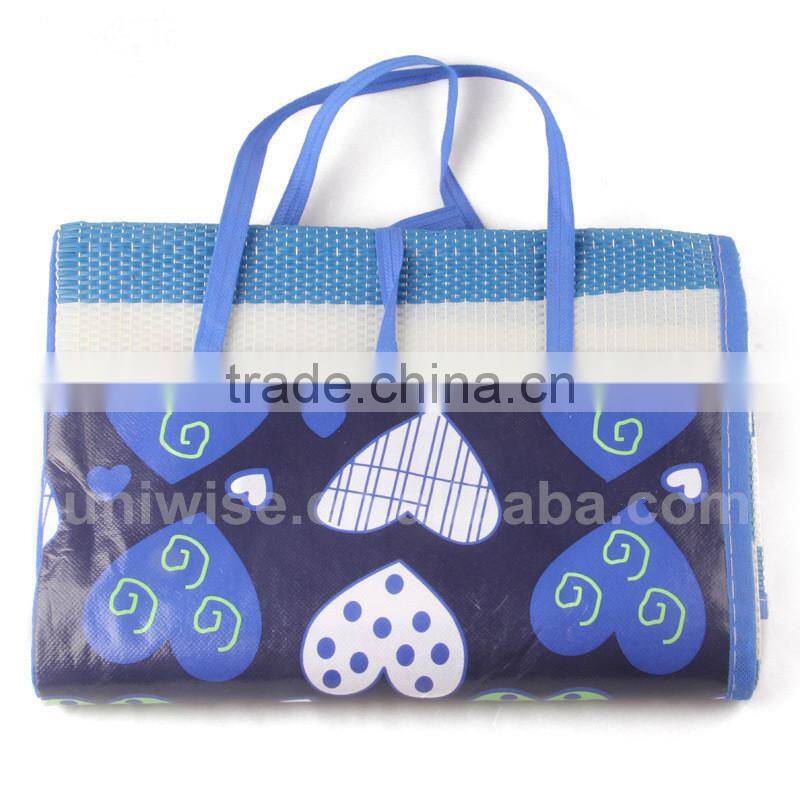 Straw Beach Mat, Foldable Sandless Beach mat/Camping Mat/Picnic Mat, folding Plastic/Straw beach mat