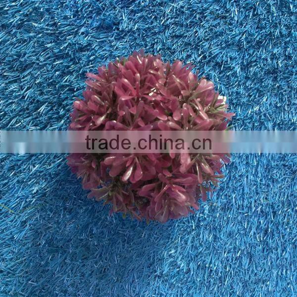 2016 artificial green ball flower plastic ball flower on sell