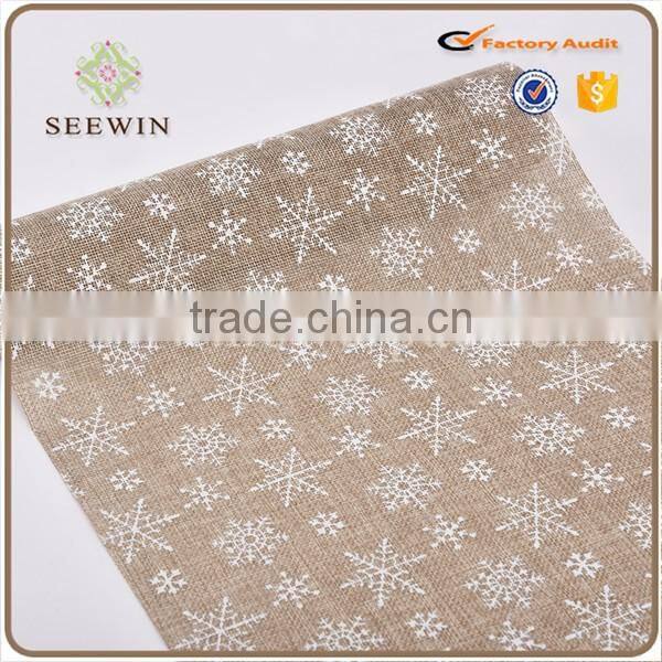 Popular Printed linen roll for wrapping flower packing