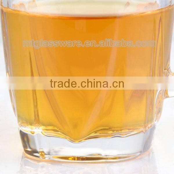 Machine Made New Glass Design Water Cup for Drinking