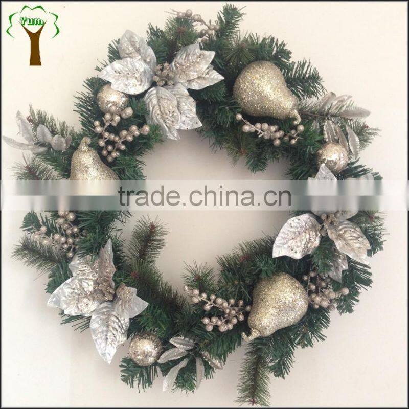 Custom decorative christmas wreath