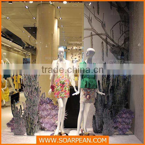 Fashion Clothes Store Display Artificial Fake Cactus