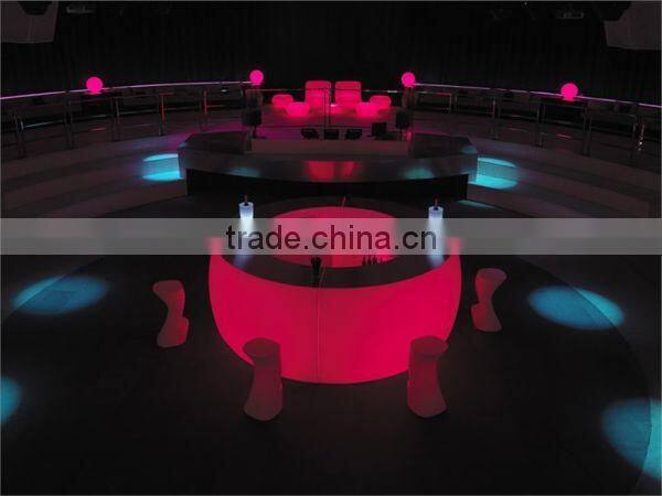 led light bar counter furniture, illuminated led bar counter for wedding home decor / rechargeable supermarket checkout counter,