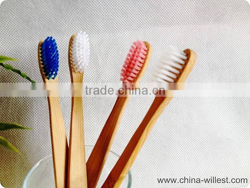 adult bamboo toothbrush with soft bristle