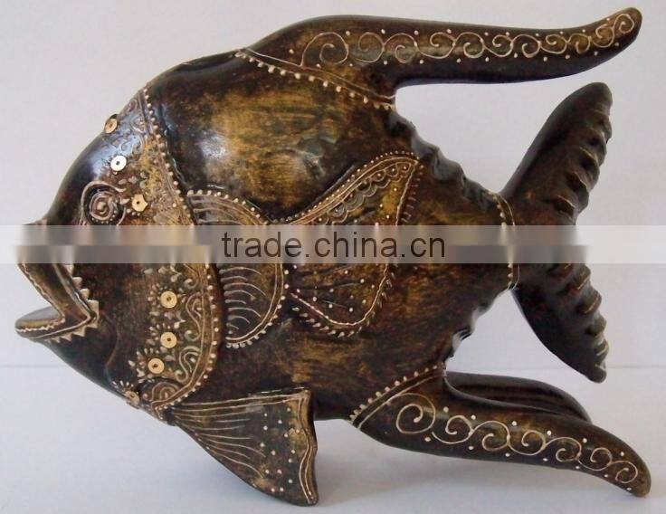 Decorative Garden resin Statue Of Fish