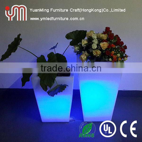 Modern Square Led Planter Pots,Led Planter,Outdoor Led Planter