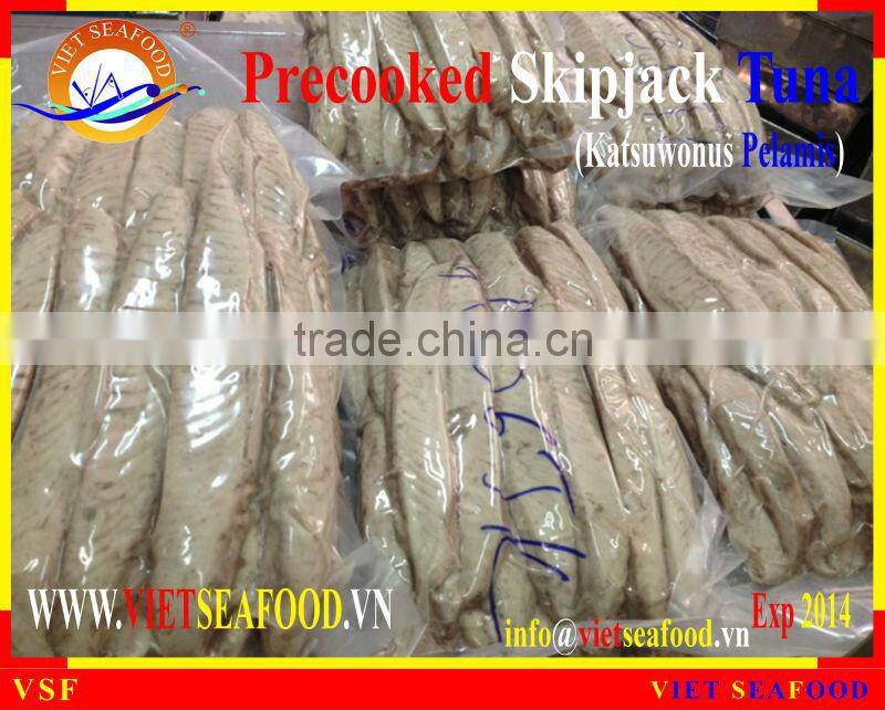PRECOOKED SKIPJACK TUNA LOIN