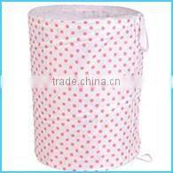 Foldable Pop Up Large Round Ladybug Basket Storage Hamper Bag