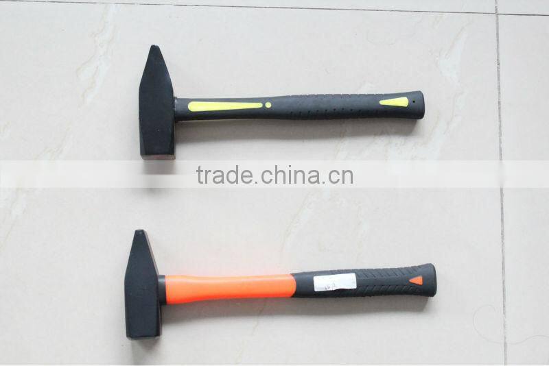 goodquality TUV/GS 0.1-2KG British type machinist hammers with colour plastic-coating/half plastic-coating/wooden/steel handle&