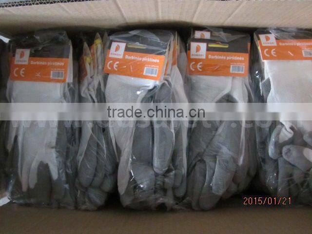 DDSAFETY Cheap Nylon With PU Coated Work Gloves