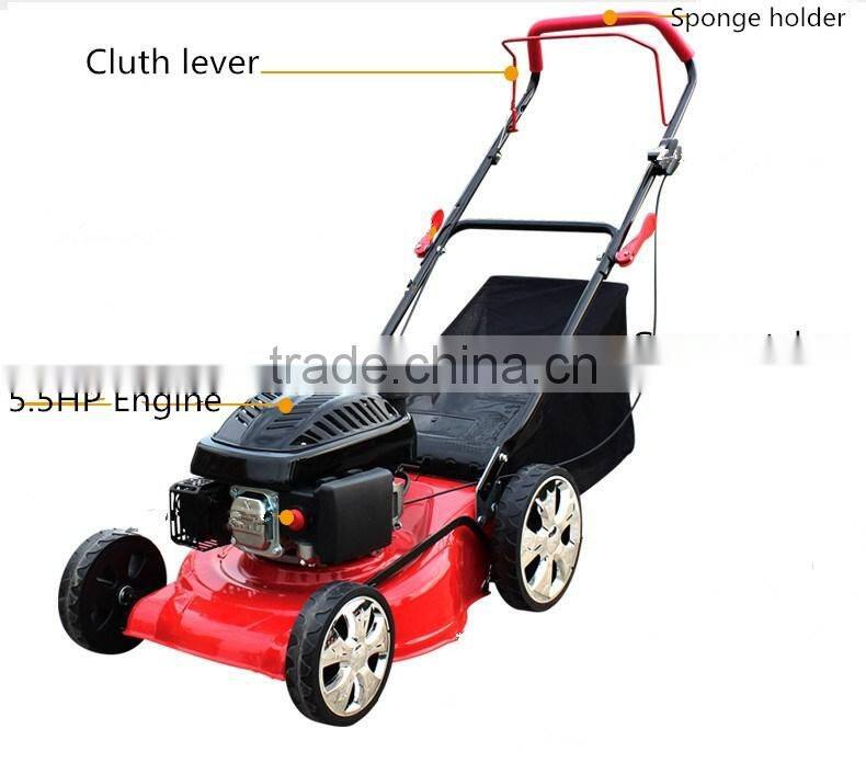 Hand push lawn mower