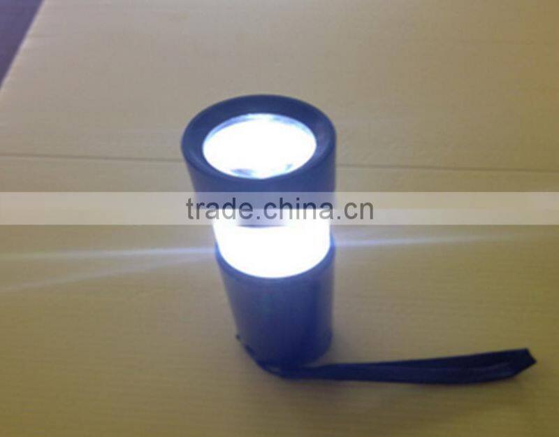 Led Aluminum Flashlight with Camping Lamp
