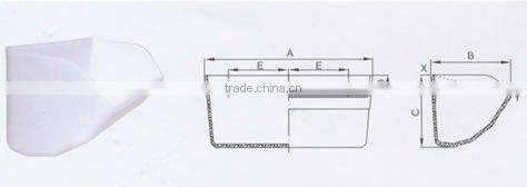 High Quality Deep Bottom Plastic Elevator Bucket