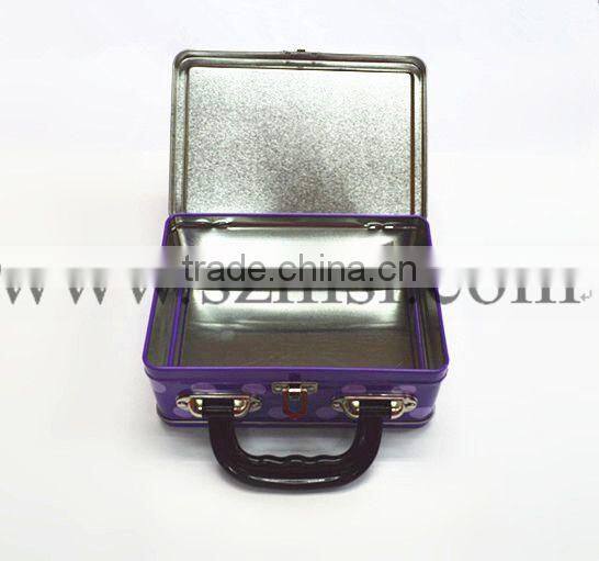 Metal lunch box , food garde tinplate