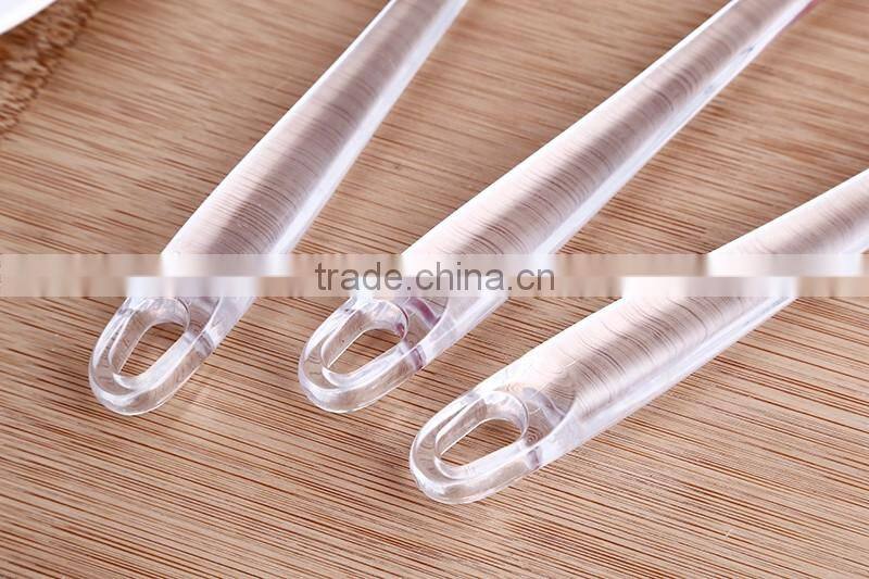 Factory price colorful silicone material silicone spatula spoon set