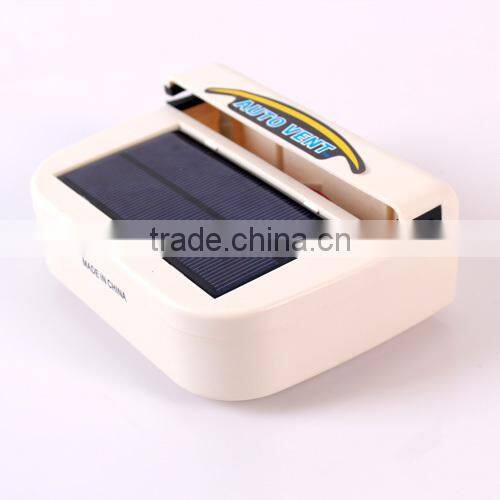 1W Rechargeable Solar Power Auto Vent Car Fan