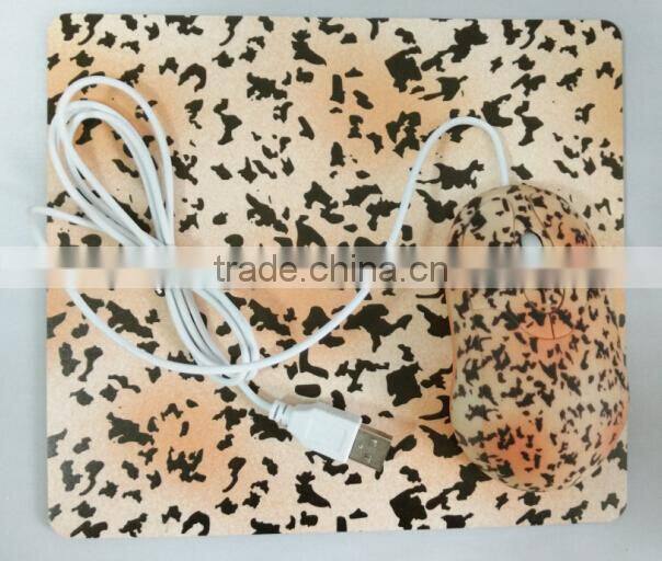 Interent USB optical mouse & mousepad set