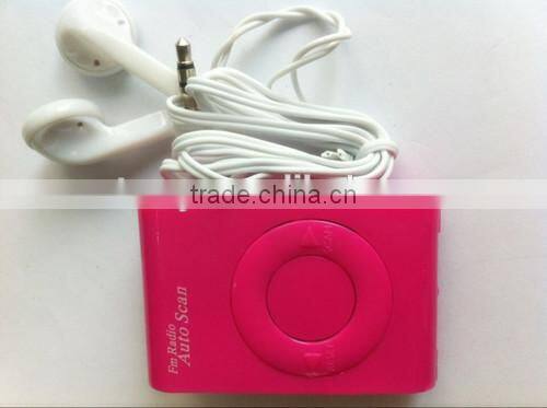 Mini Auto sacn FM stereo radio with earphones